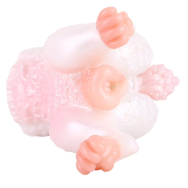 Blossom Pink Rabbit Dual-Channel Fantasy Buttocks Masturbator