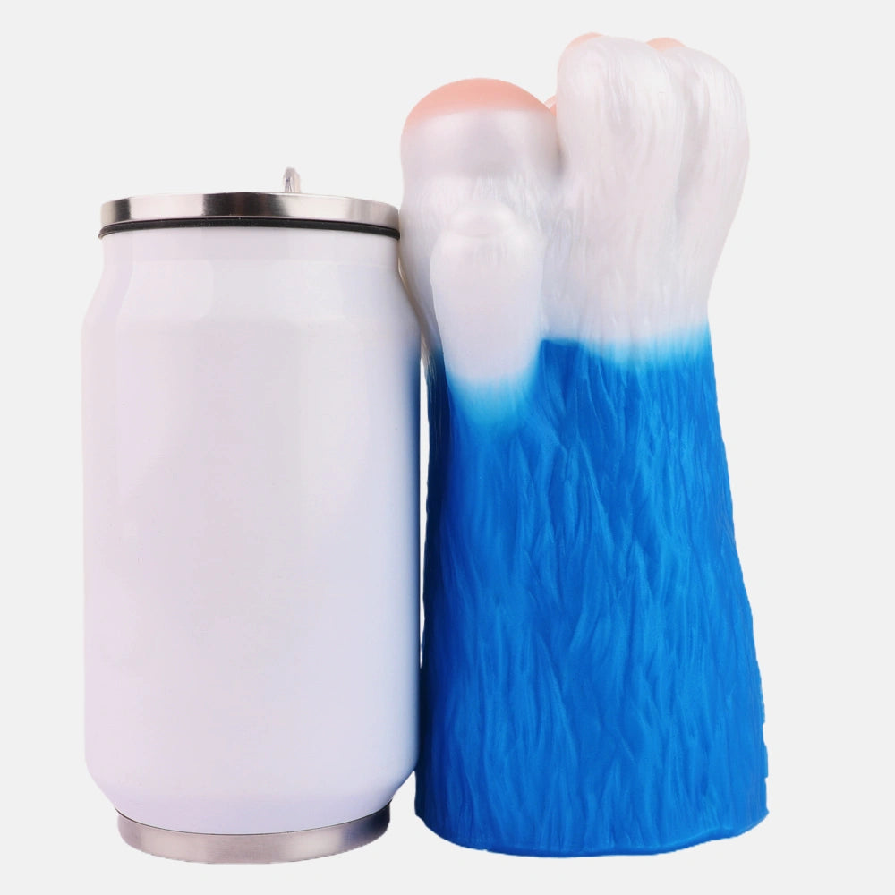 Bear Paw Masturbator Polarvex Electric Blue White – front view