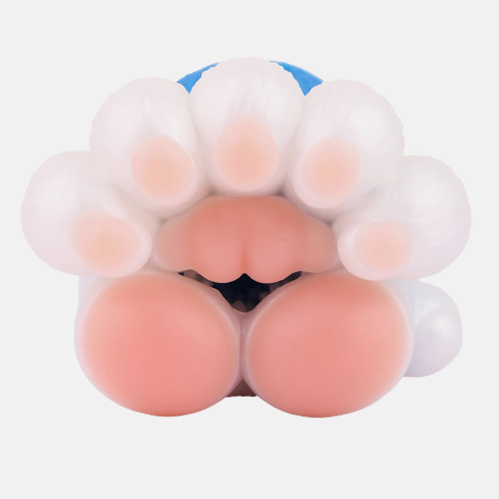 Bear Paw Masturbator Polarvex Electric Blue White Fur