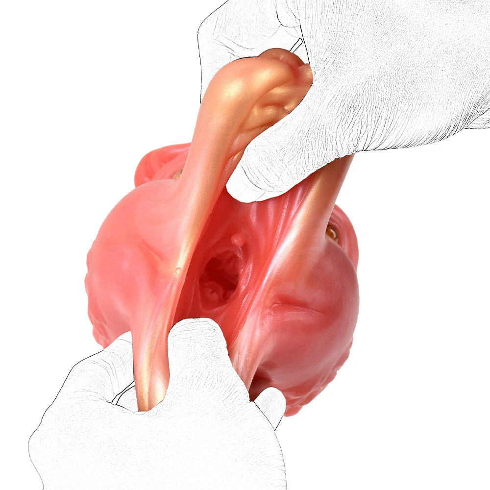 Fox Masturbator Kyurei Kitsune Nine-Tailed Rose Gold