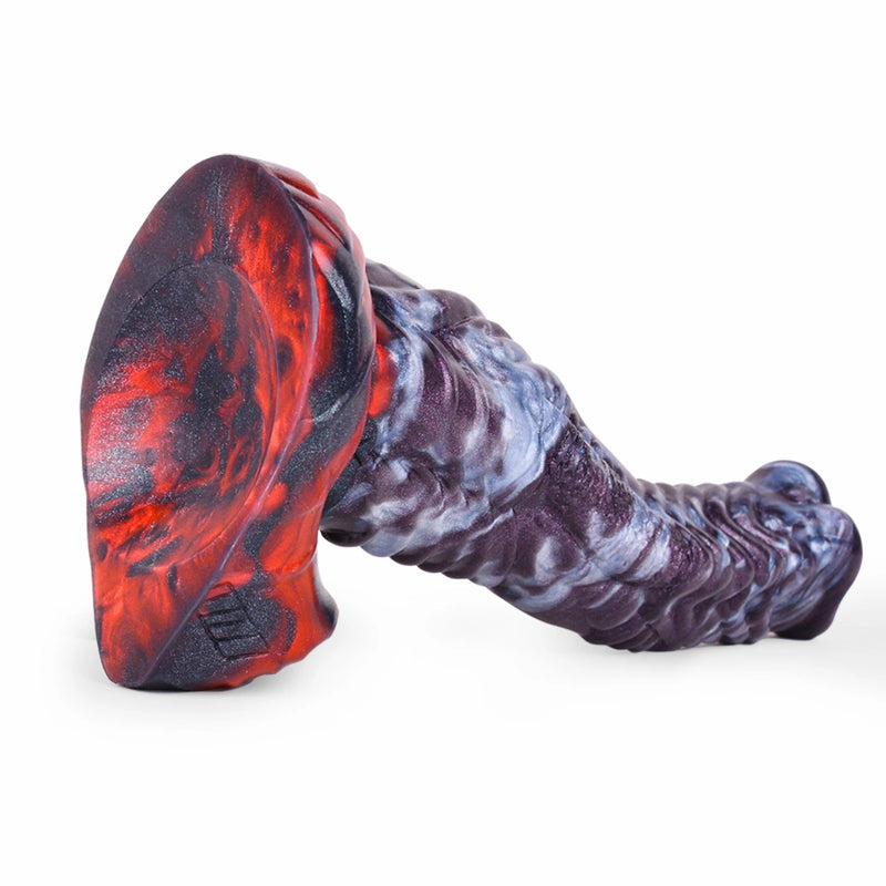 Dragon Dildo PYRSCALYR Void Ember Platinum – detail close-up