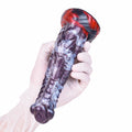 Dragon Dildo PYRSCALYR Void Ember Platinum – bottom view