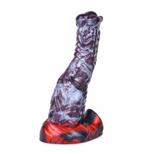 Dragon Dildo PYRSCALYR Void Ember Platinum Silicone alternate view