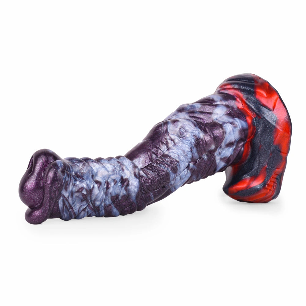 Dragon Dildo PYRSCALYR Void Ember Platinum Silicone
