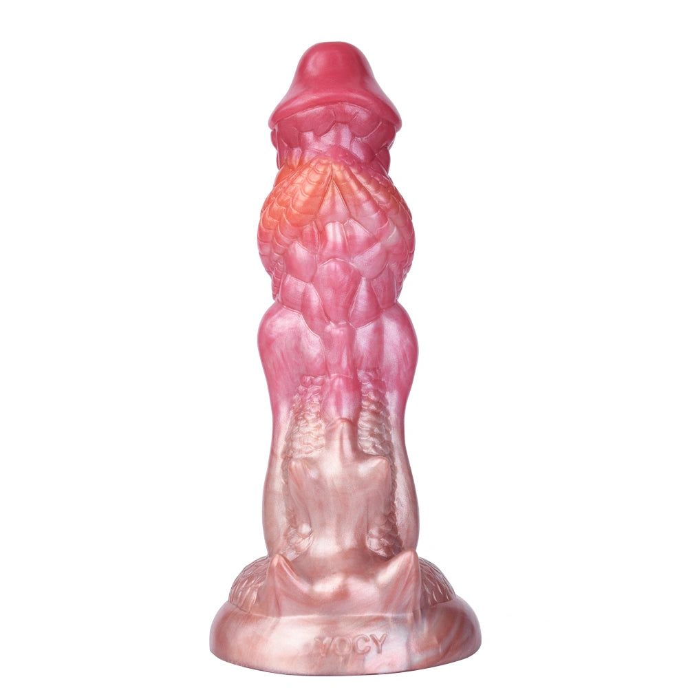 Dragon Dildo REVSCALYR Reversing Scale 3 Colorways – silicone texture close