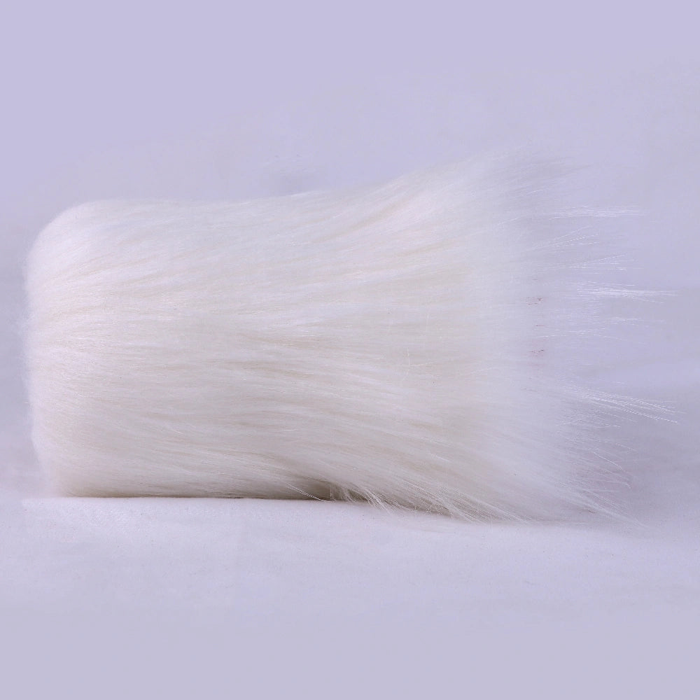 Furry Male Masturbator Rongplux White Long Fur
