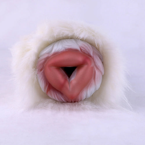Furry Masturbator Rongplux White Long Fur alternate view