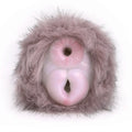 Furry Male Masturbator Roplux Rose Mauve Plush – lateral side view