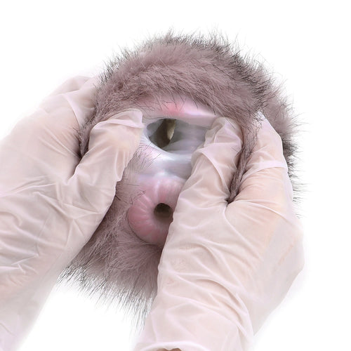 Furry Masturbator Roplux Rose Mauve Plush Dual alternate view