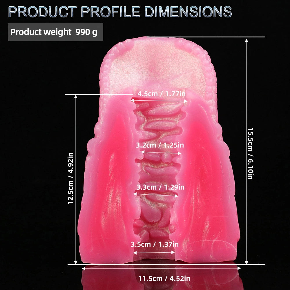 Crocodile Masturbator Rosynix Pink Pearl Glamour