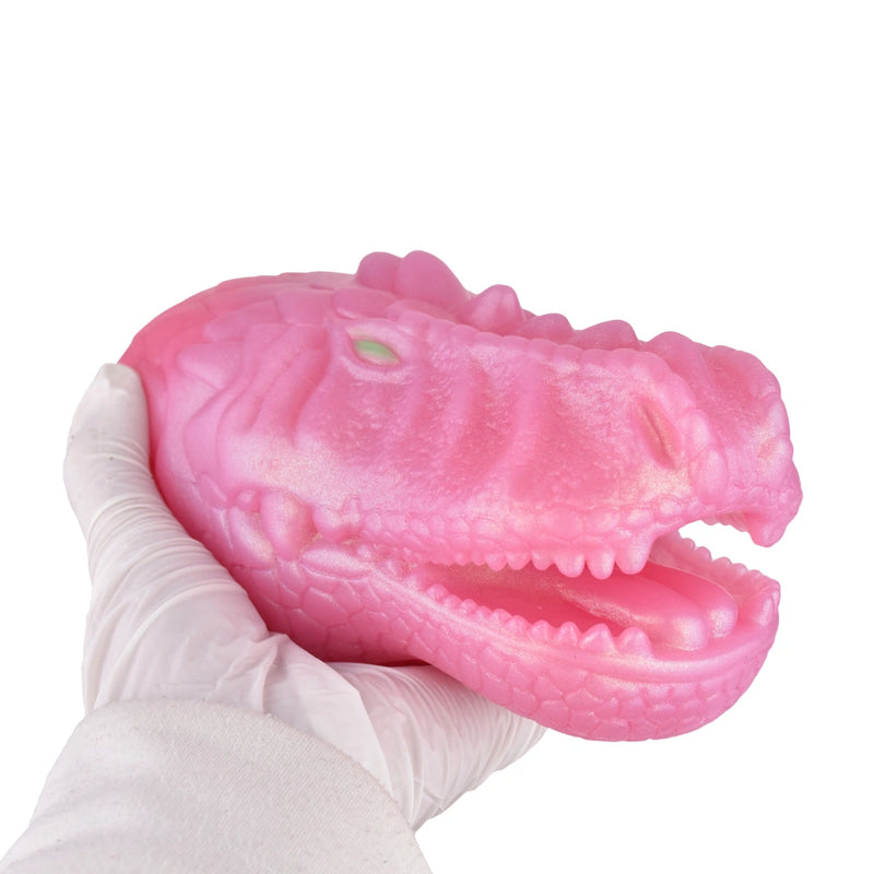 Crocodile Masturbator Rosynix Pink Pearl Glamour – lateral side view
