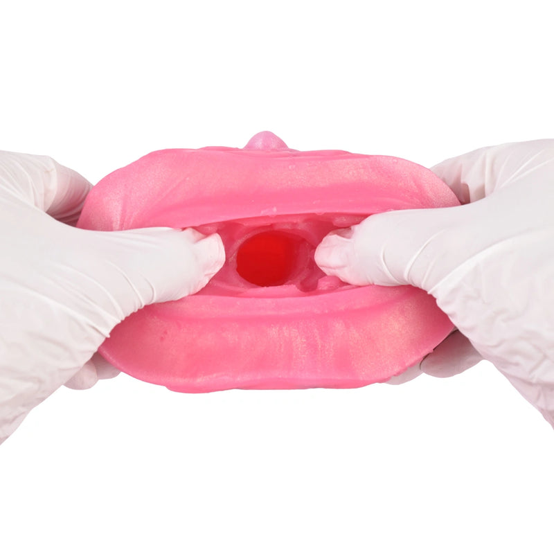 Crocodile Masturbator Rosynix Pink Pearl Glamour – surface texture detail