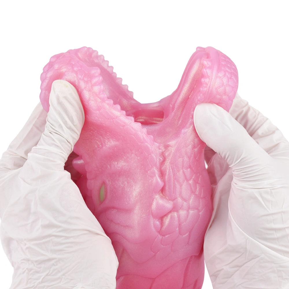 Crocodile Masturbator Rosynix Pink Pearl Glamour – top view