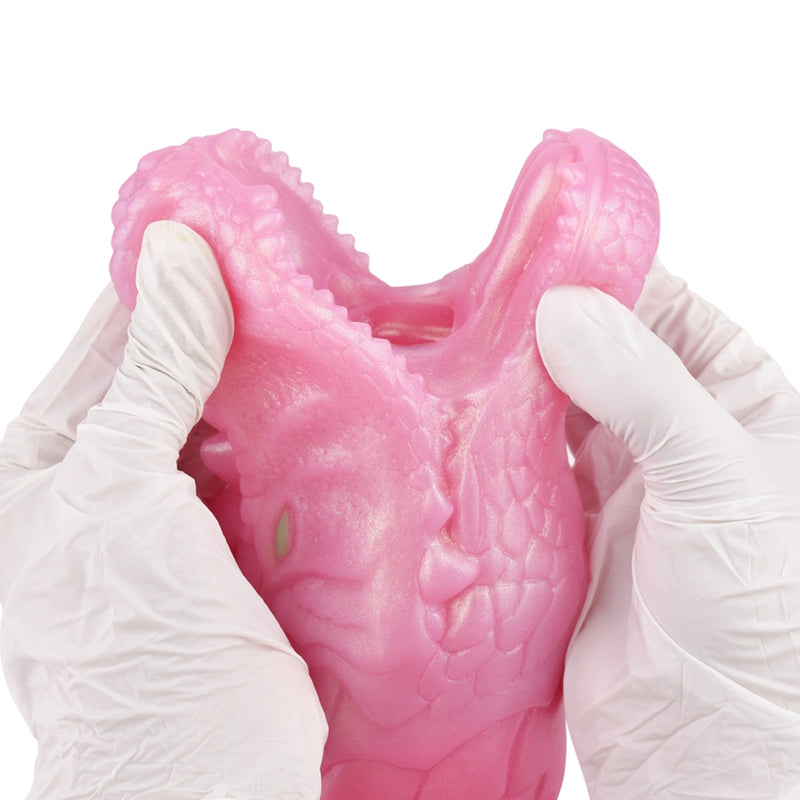 Crocodile Masturbator Rosynix Pink Pearl Glamour – top view
