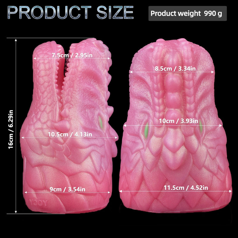 Crocodile Masturbator Rosynix Pink Pearl Glamour