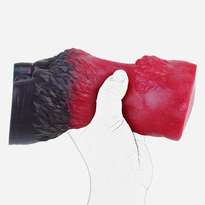 Werewolf Paw Masturbator Scarvok Scarlet Black Fur – top view