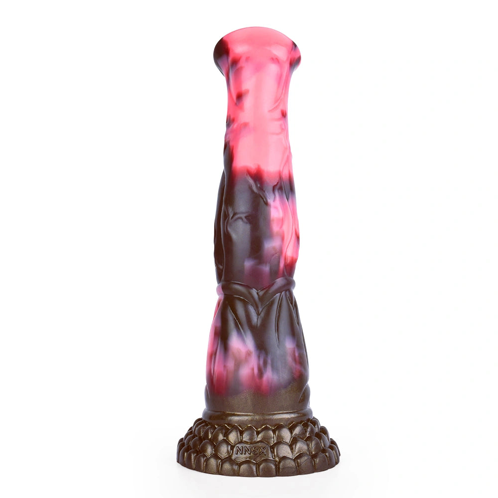 Fantasy Dildo Erick Phantom Night Knot Base – three-quarter angle