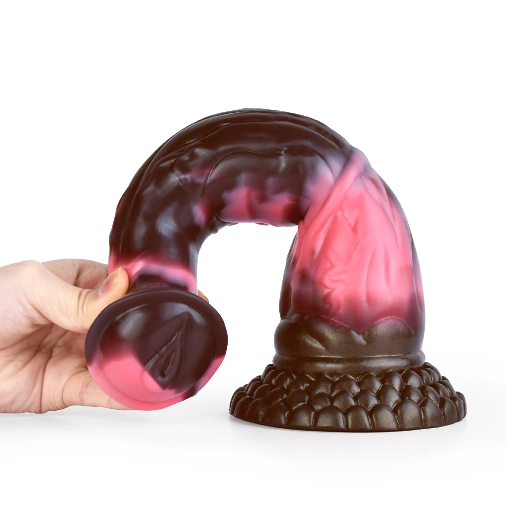 Fantasy Dildo Erick Phantom Night Knot Base – texture detail