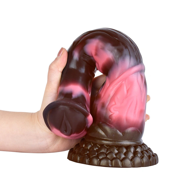 Fantasy Dildo Erick Phantom Night Knot Base – size scale reference