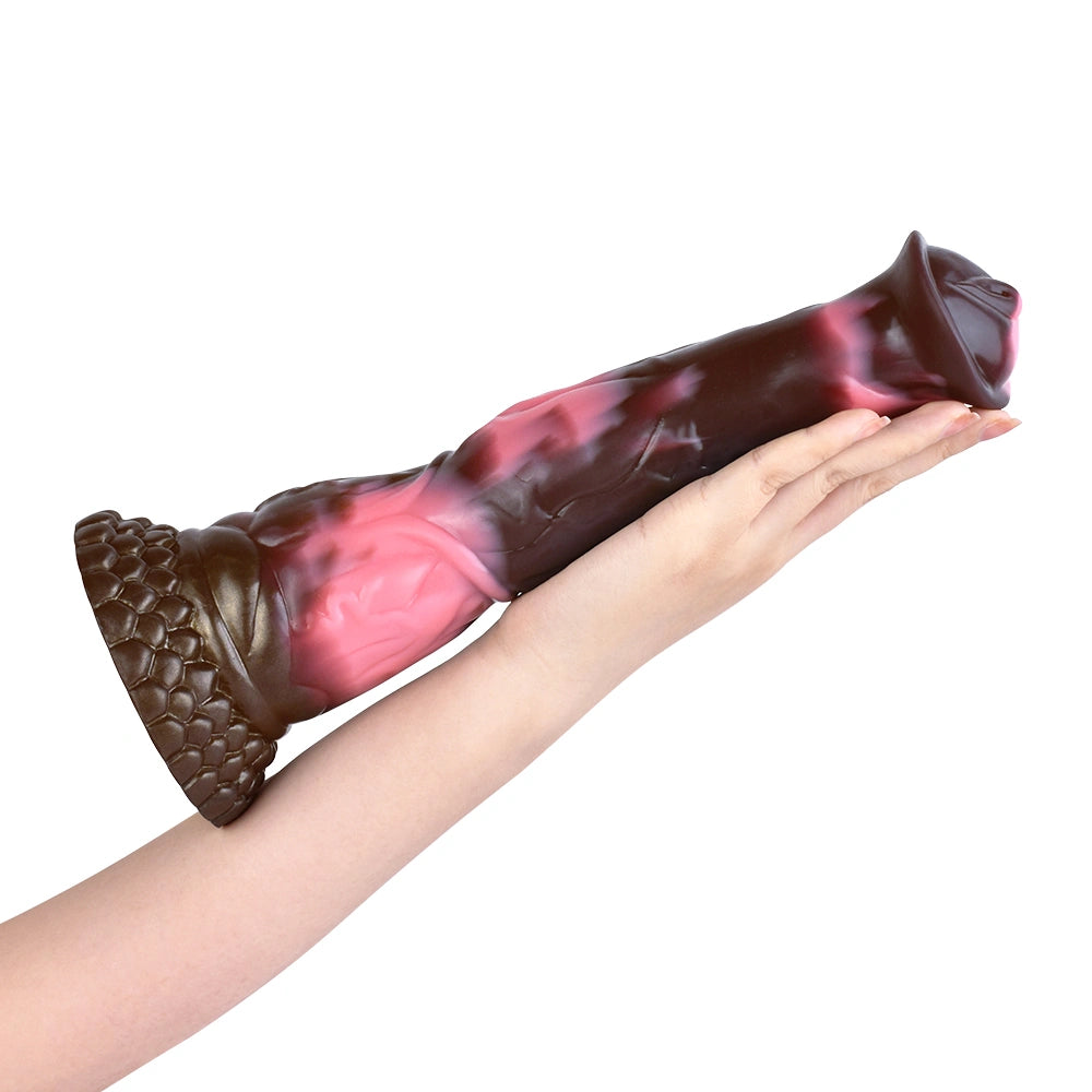 Fantasy Dildo Erick Phantom Night Knot Base – detail close-up