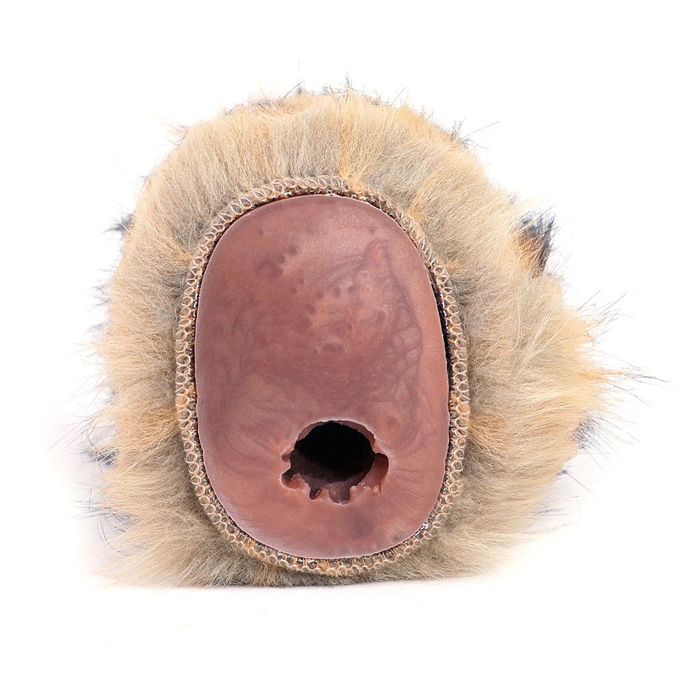 Furry Male Masturbator Simplux Amber Brown Plush – top view