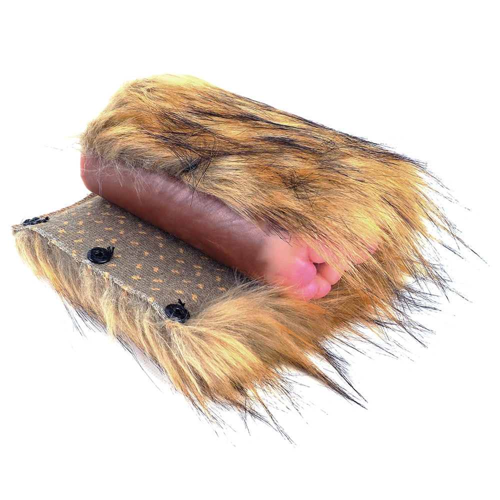 Furry Male Masturbator Simplux Amber Brown Plush – bottom base view