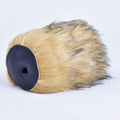 Furry Male Masturbator Slatplux Golden Amber Fur – rear view