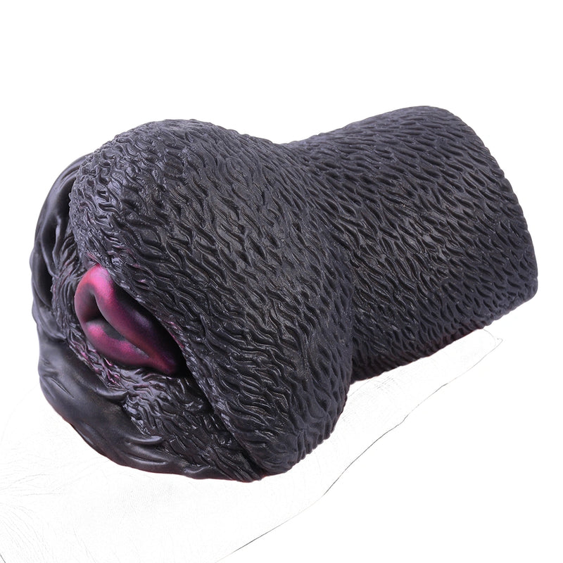 Butt Masturbator Sombrix Canine Black Fur Silicone