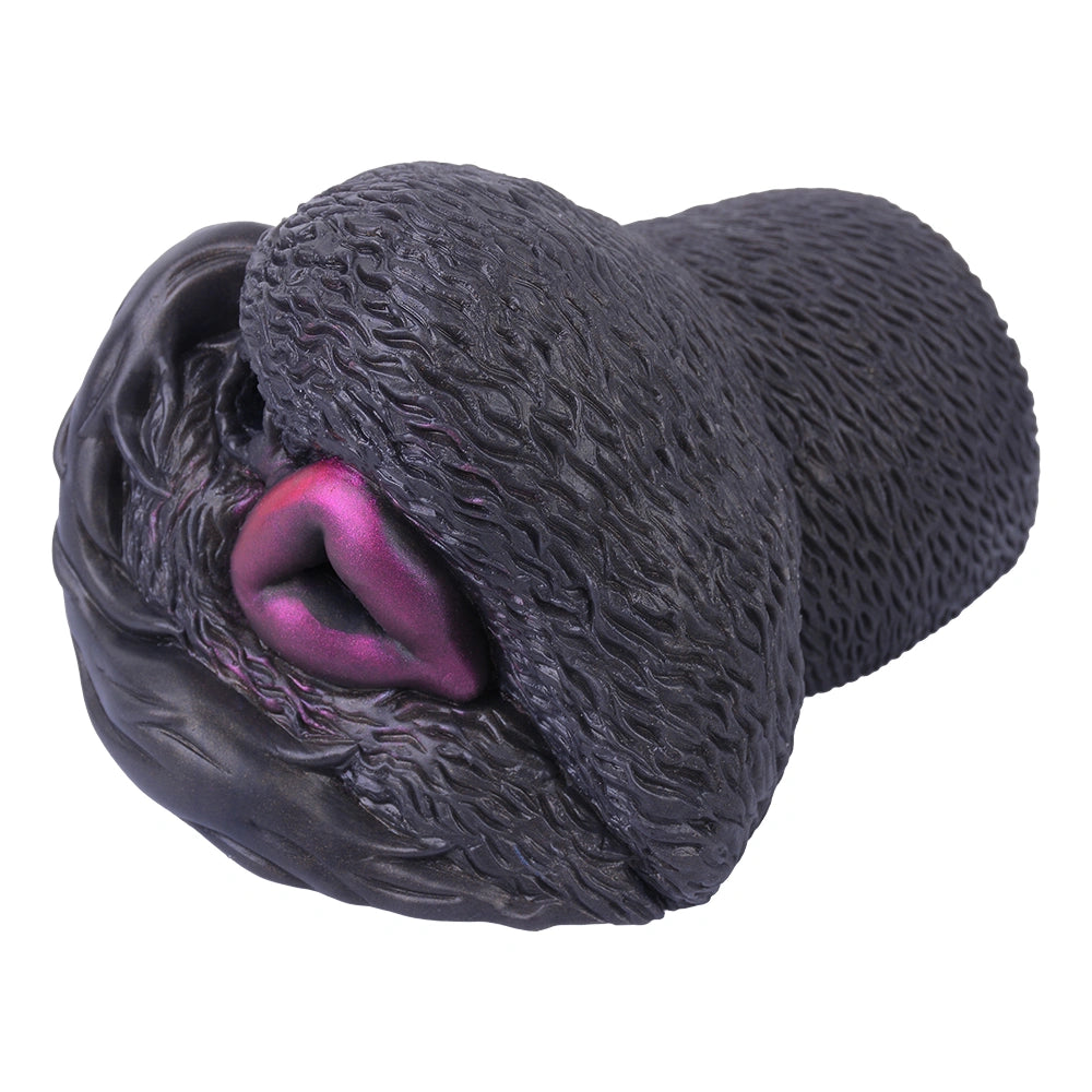 Butt Masturbator Sombrix Canine Black Fur Silicone