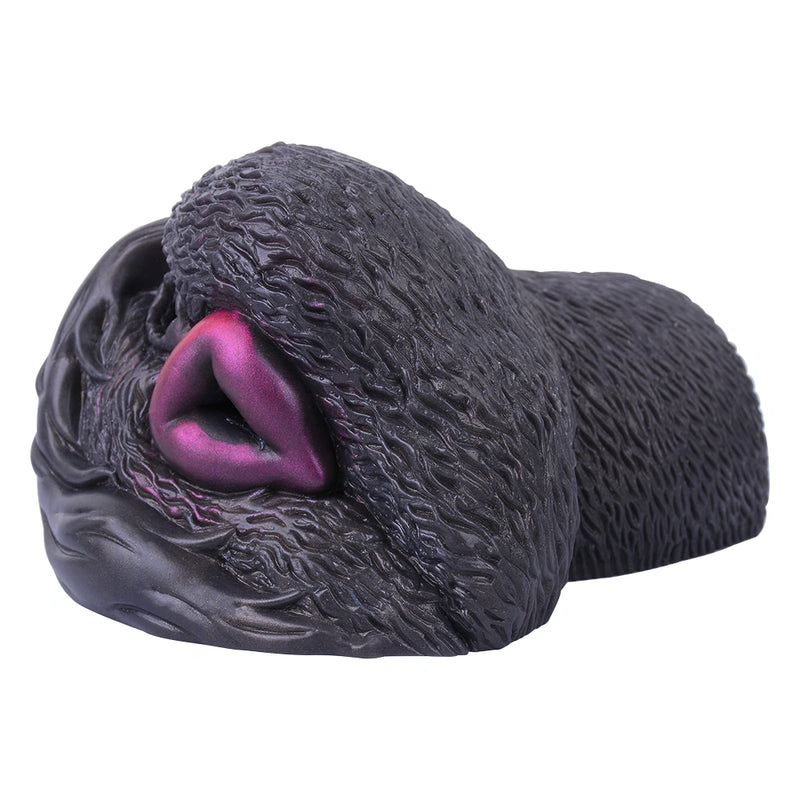 Butt Masturbator Sombrix Canine Black Fur Silicone