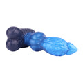 Knot Dildo Sylvex Dual Layer Blue Hex Scale 6.8cm