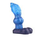 Knot Dildo Sylvex Dual Layer Blue Hex Scale 6.8cm