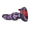 Knot Dildo Sylvoor Galactic Violet Blue Helical – rear profile view