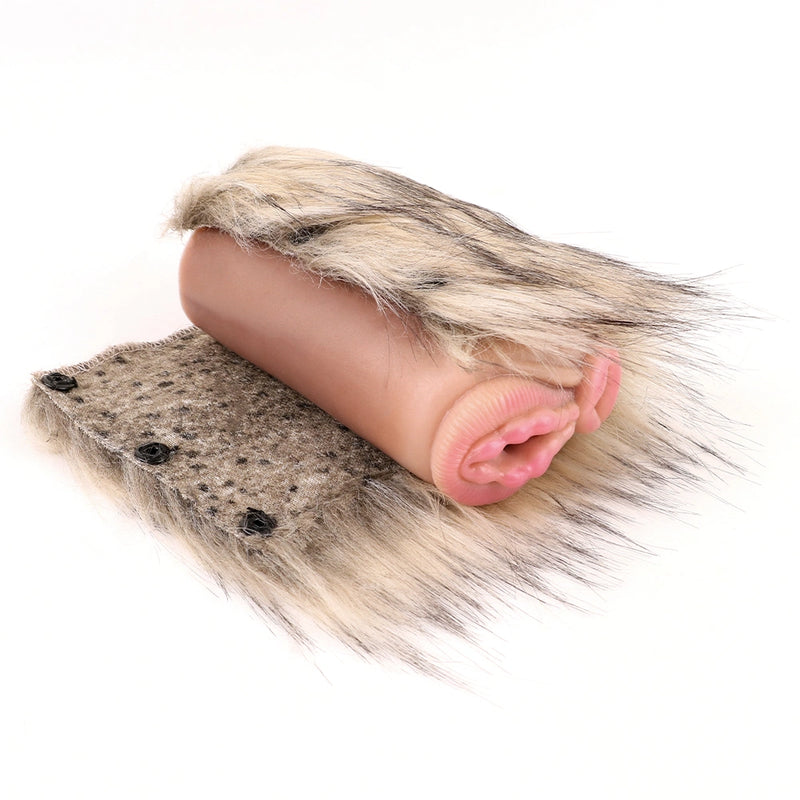 Furry Male Masturbator Tanplux Blond Fur Dual – main product shot