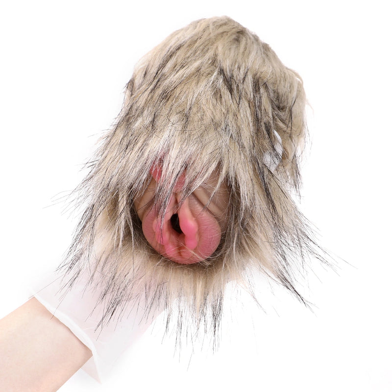 Furry Male Masturbator Tanplux Blond Fur Dual – top view