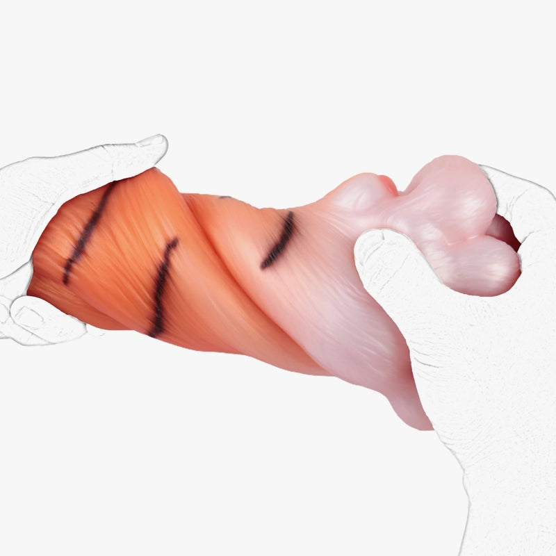 Tiger Paw Masturbator Tyrvax Amber Orange Stripe – interior channel view