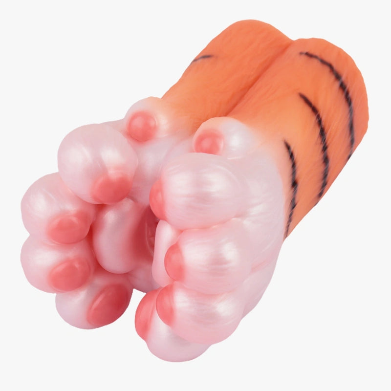 Tiger Paw Masturbator Tyrvax Amber Orange Stripe – three-quarter angle