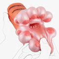 Tiger Paw Masturbator Tyrvax Amber Orange Stripe – side profile view