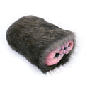 Furry Masturbator Ursplux Plush Fur Dark Brown Dual Pink Entry Hybrid Silicone