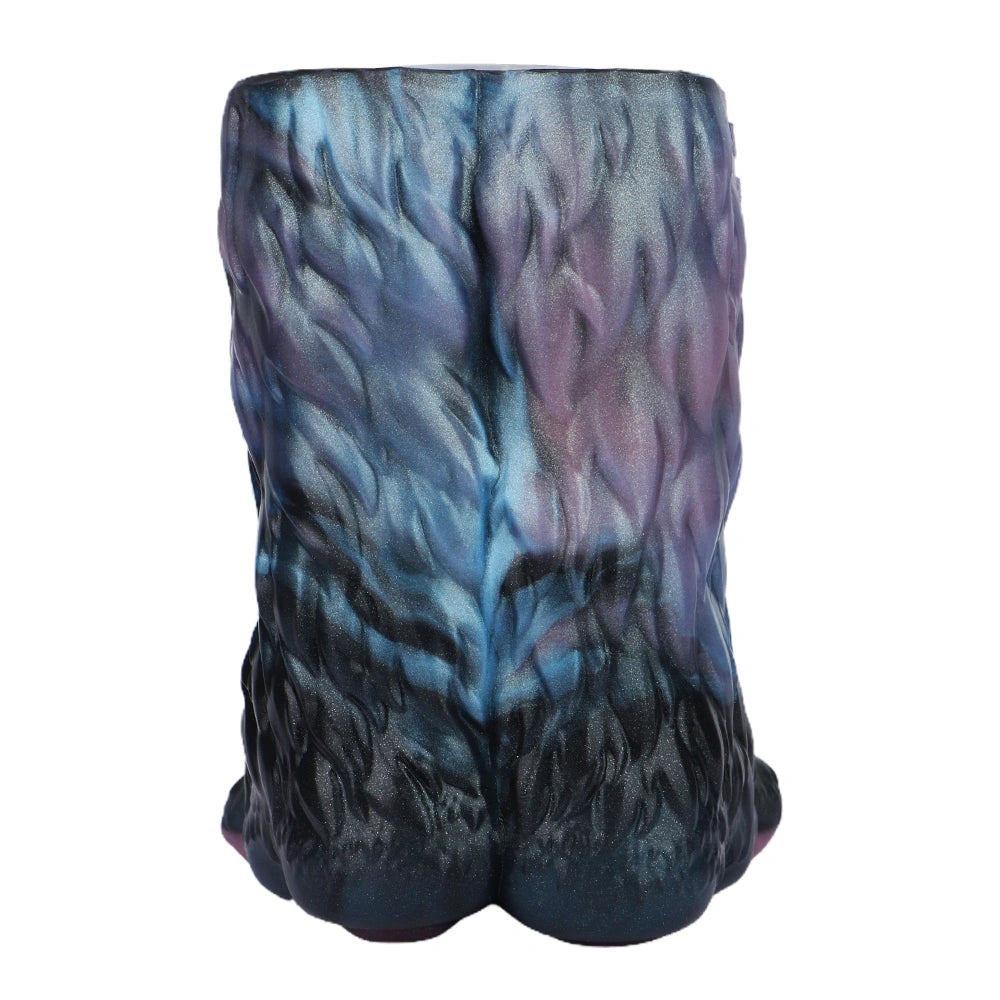 Canine Paw Masturbator Veldrak Double Midnight – silicone texture close-up