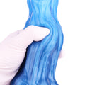 Knot Dildo Velmoor Dual Layer Blue Enchantress – surface texture detail