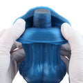 Knot Dildo Velmoor Dual Layer Blue Enchantress – top view