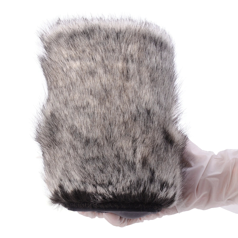 Furry Male Masturbator Velplux Grey Leopard Plush