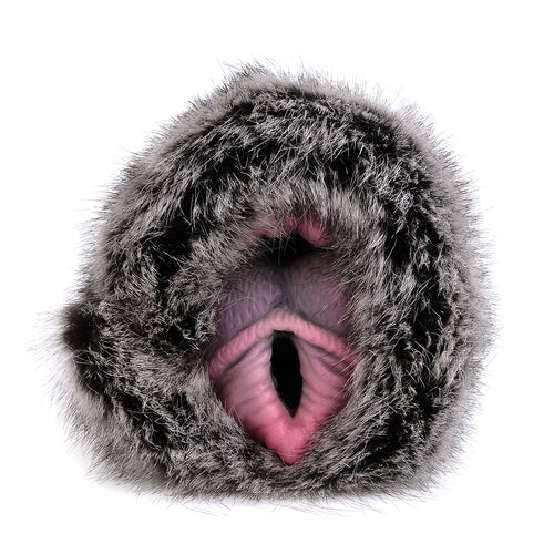 Furry Masturbator Velplux Grey Leopard Plush alternate view