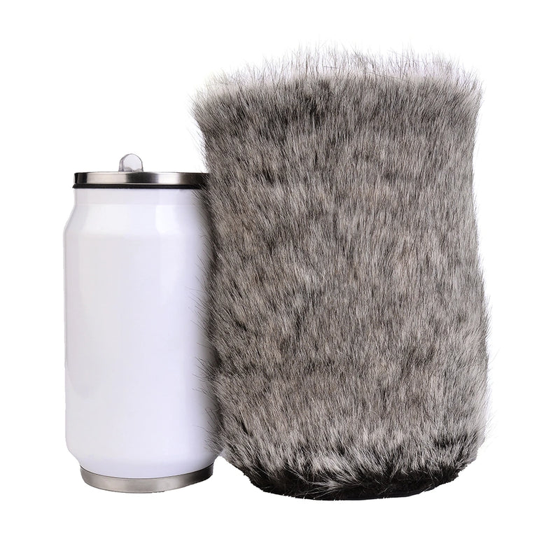 Furry Male Masturbator Velplux Grey Leopard Plush – surface texture detail