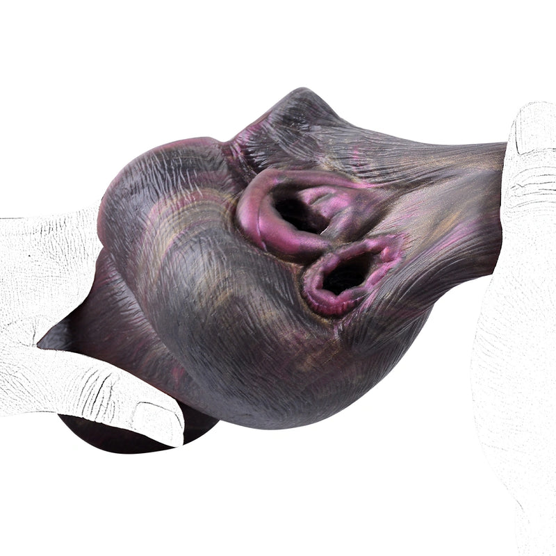 Butt Masturbator Vesprix Dual Channel Dark Velvet