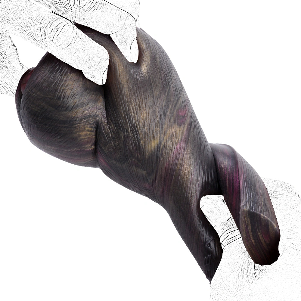Butt Masturbator Vesprix Dual Channel Dark Velvet – dual channel entry clos