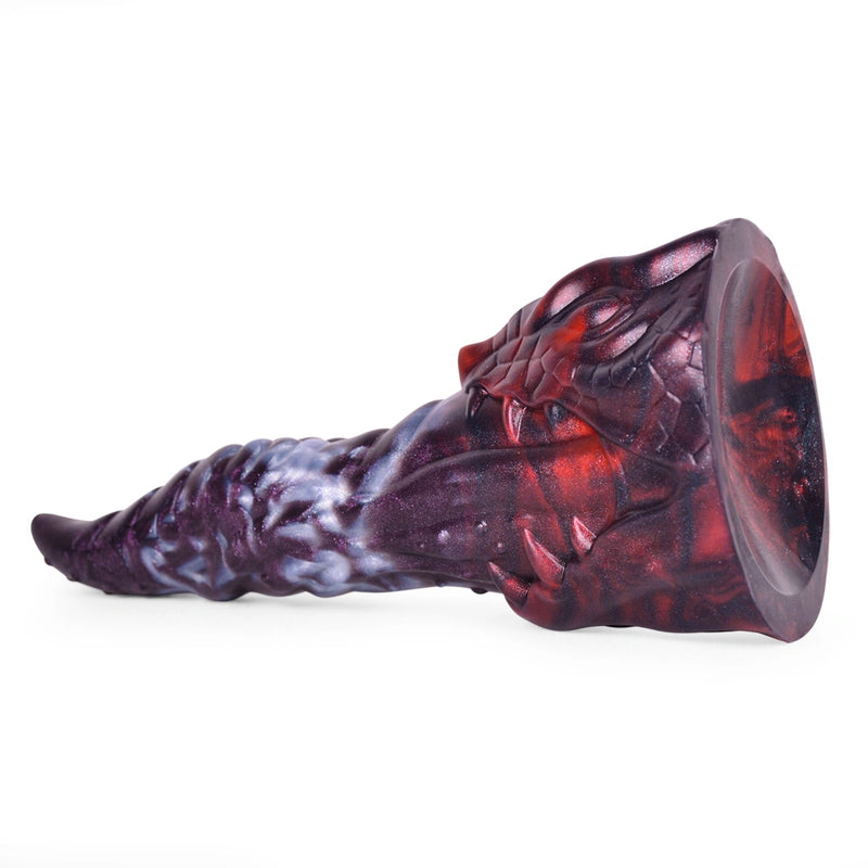 Dragon Dildo VOLCVEX Void Ember Platinum Silicone – main product shot