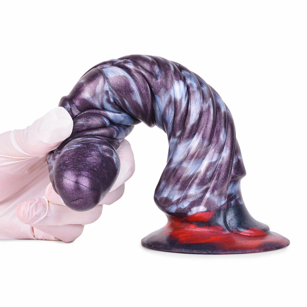 Dragon Dildo VORNSCALYR Void Ember Platinum Silicone