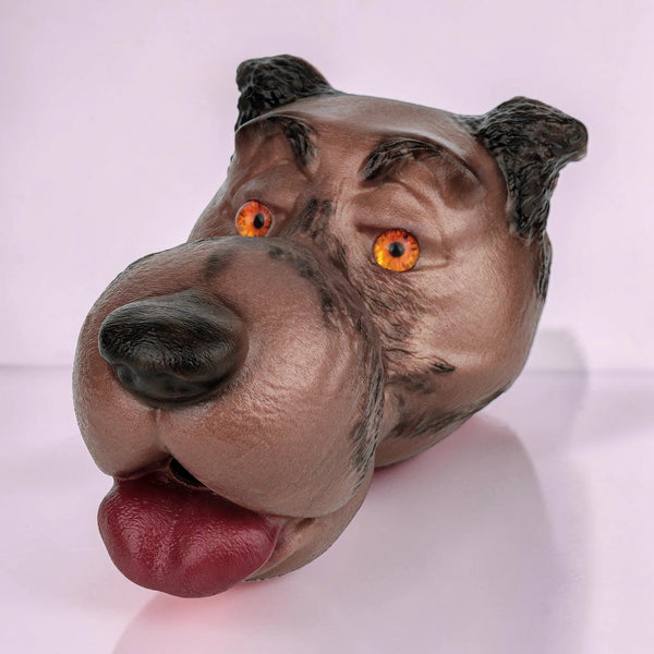 Masturbateur Tête d'Animal Fenrik Hellhound Loup Chien Oral